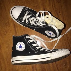Classic black Hightop Converse